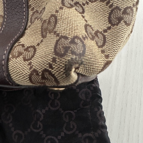 Gucci Handbag GG Canvas 141471 Brown Beige Champagne Women's - Picture 3 of 15